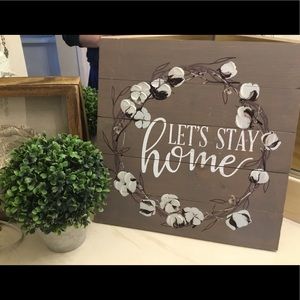 Cozy Farm house wooden wall sign.